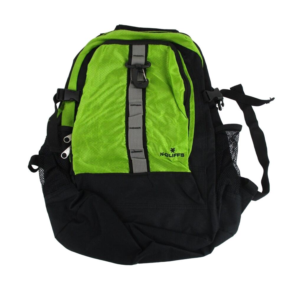 K-Cliffs Backpack Green and Black Hang D-Ring